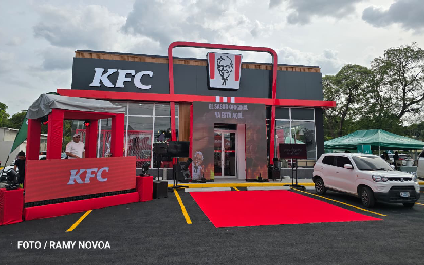 KFC preinaugura su moderno restaurante en Managua