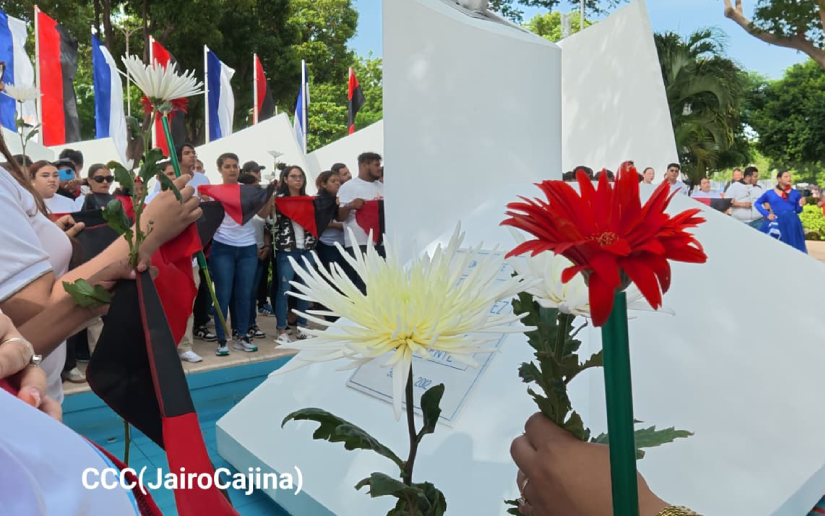 Lealtad absoluta: Juventud Sandinista celebra 96 años del natalicio del Comandante Tomás Borge