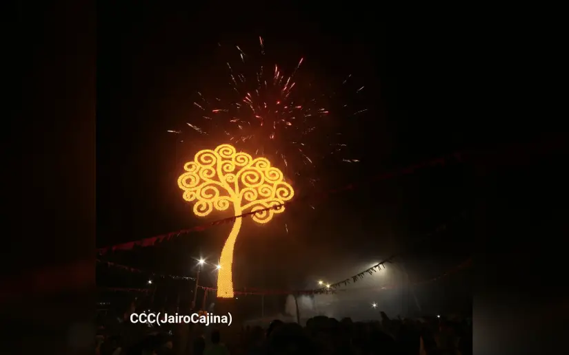 Encienden Árbol de la Vida en homenaje a los Héroes y Mártires de la Gesta Heroica de Pancasán