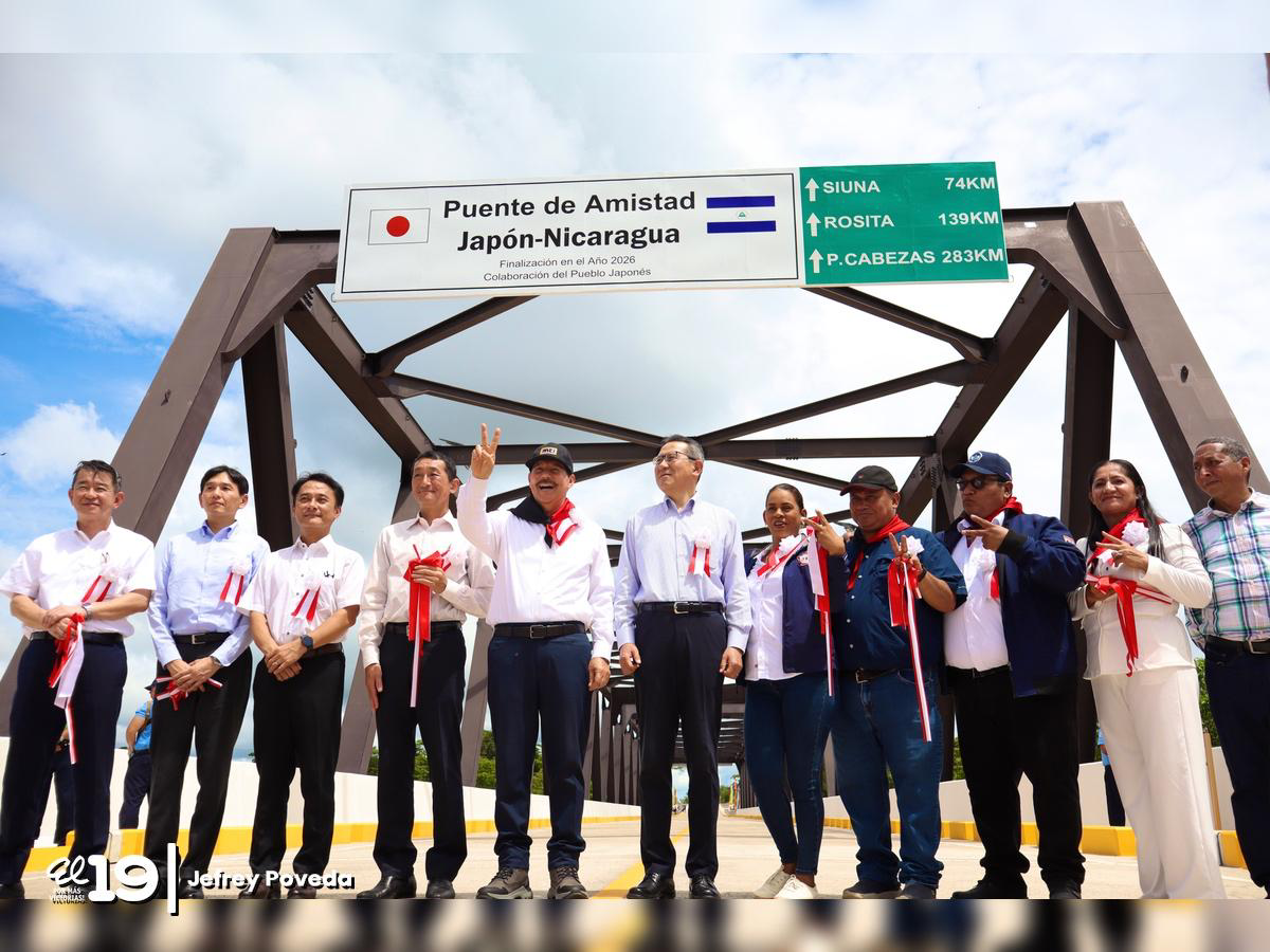 Gobierno Sandinista entrega Puente Amistad Japón-Nicaragua a familias del Caribe Norte