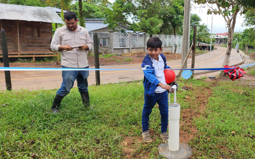 Entregamos agua en Bluefields