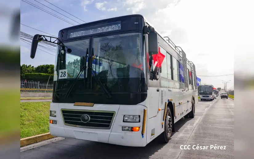 Nicaragua recibirá 300 buses adicionales de la República Popular China