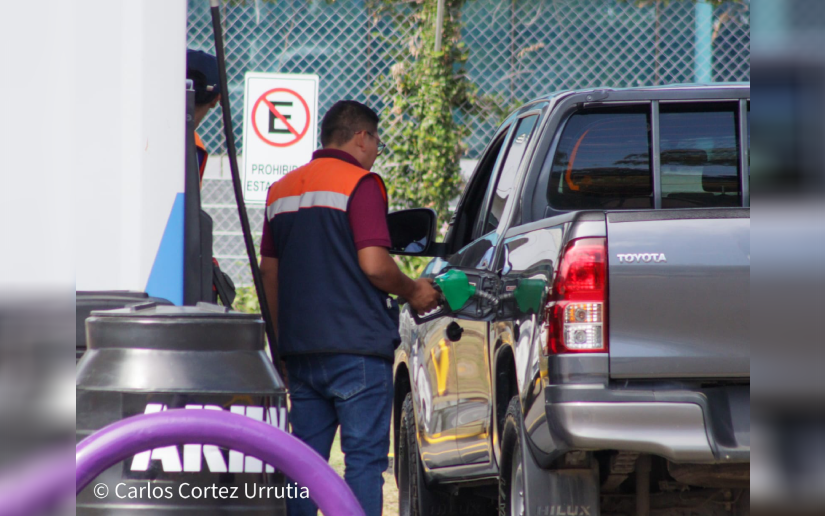 Nicaragua mantiene estable los precios de la gasolina y diésel