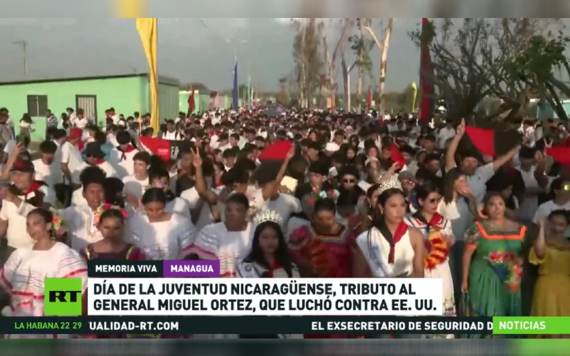 Día de la Juventud Nicaragüense, tributo al general Miguel Ortez que luchó contra EE.UU.