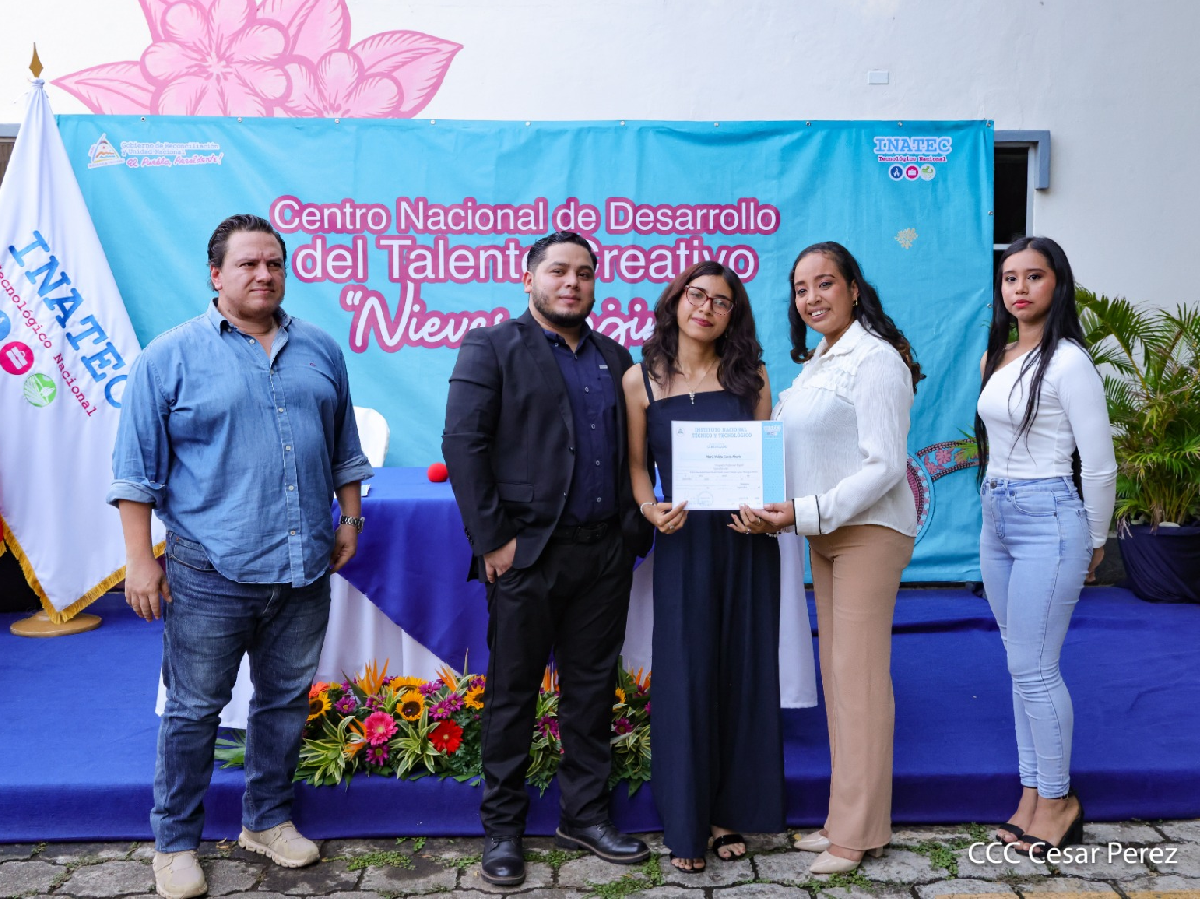Certifican a 130 protagonistas en el Centro Nacional de Desarrollo Nieves Cajina