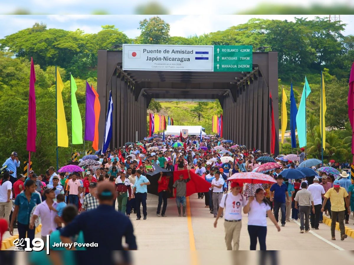 Familias de Mulukukú reciben Puente Amistad Japón-Nicaragua