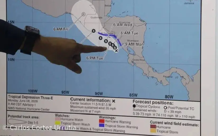 Seguimiento a fenómeno meteorológico