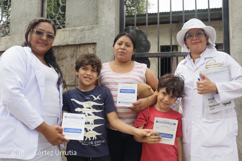 Continua jornada de vacunación contra el virus de la Influenza en Managua