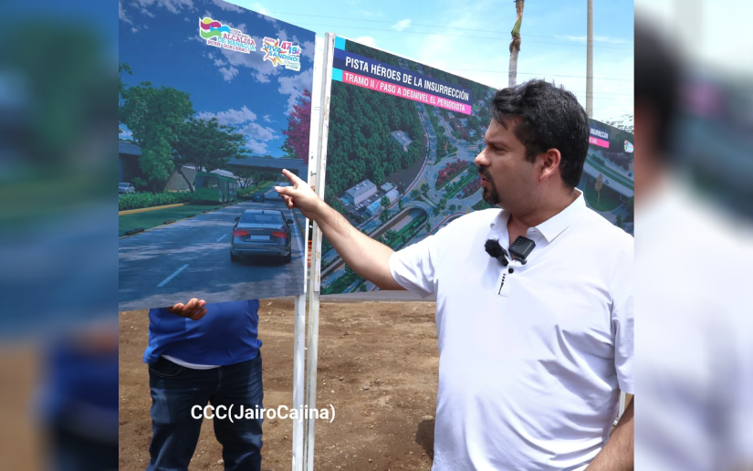 Obras de drenaje en Pista Héroes y Mártires de la Insurrección registran un 72 % de avance
