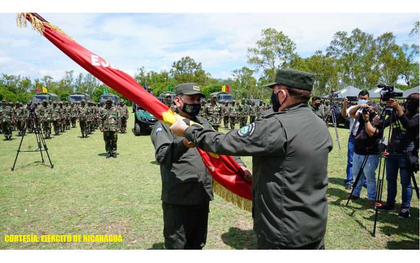 Ejército de Nicaragua realizó el traspaso de mando del 6 Comando Militar Regional
