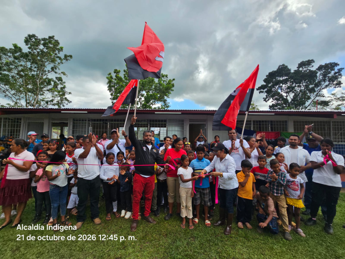 Gobierno Sandinista fortalece educación indígena con escuela rehabilitada en Santa Clara