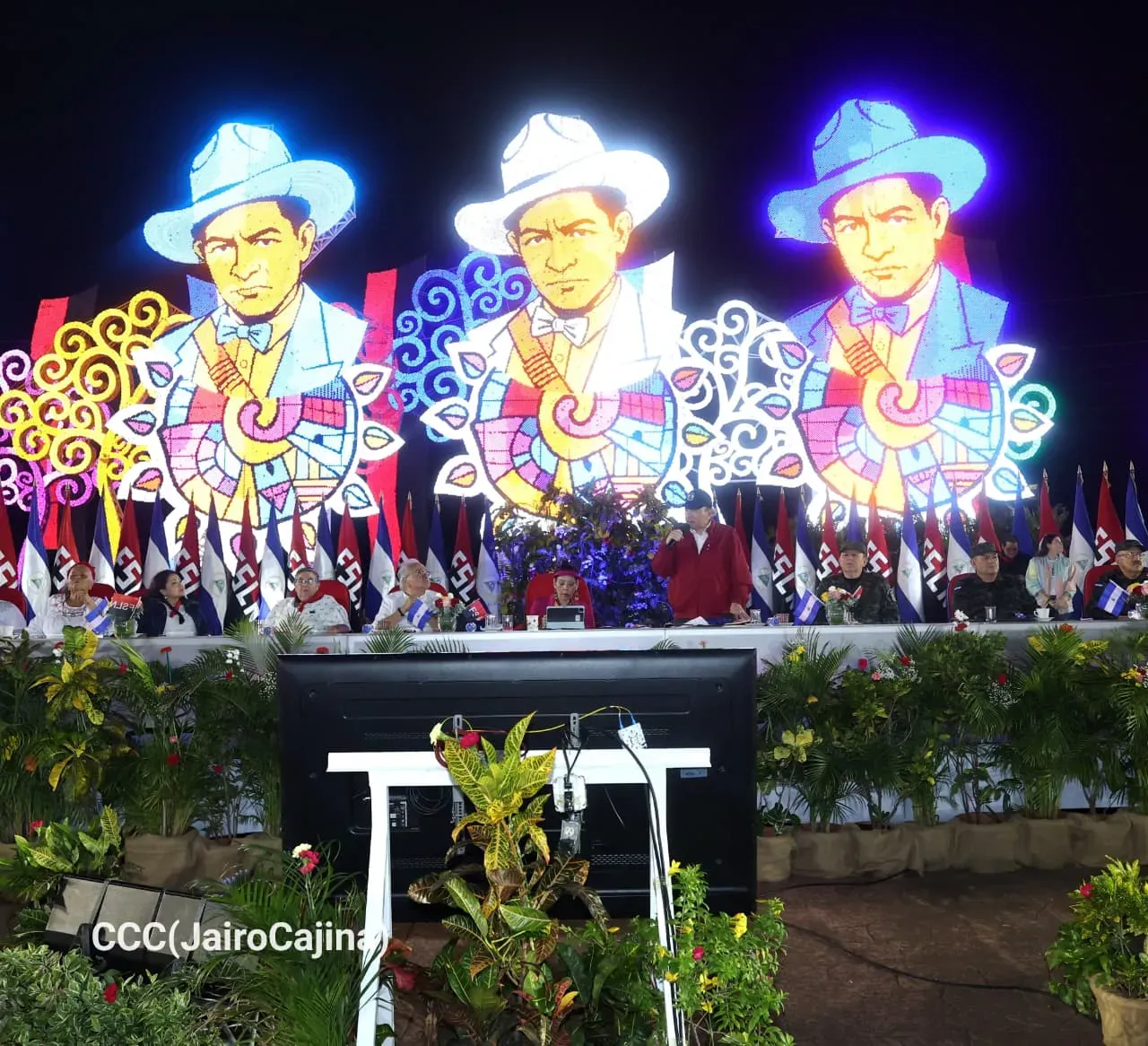 Acto central del 47.° aniversario del triunfo de la Revolución Popular Sandinista