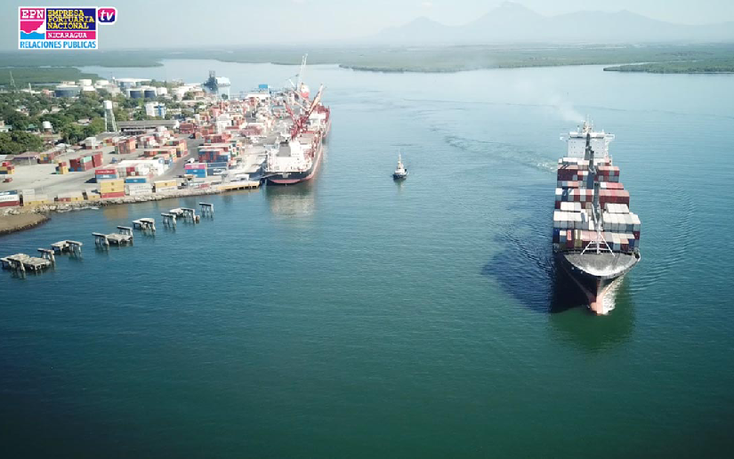 Puertos comerciales de Nicaragua atienden 115.133 toneladas métricas de carga