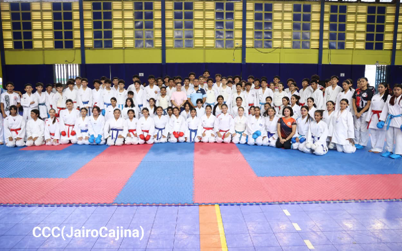 Alcaldía de Managua inaugura competencia de karate do de los Juegos Juveniles 2026