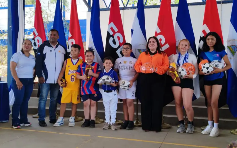 Inversión de 6 millones de córdobas fortalece el deporte escolar en Nicaragua