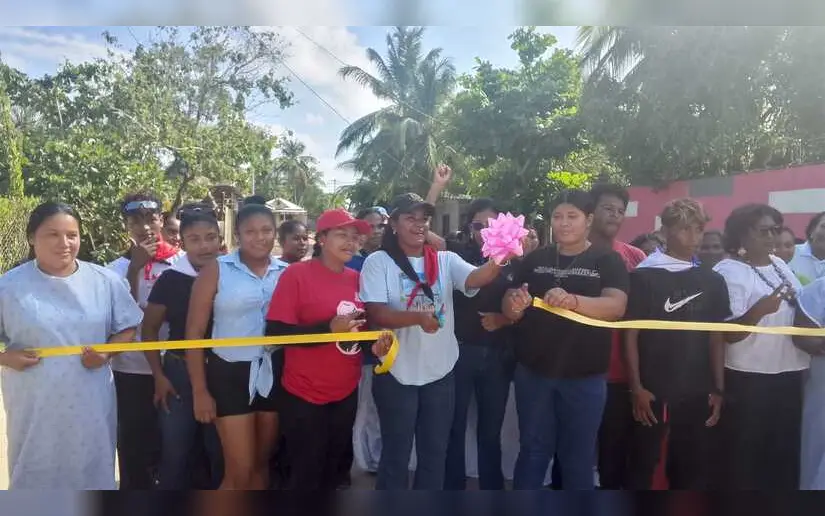 Entregan sistema de drenaje en barrio Libertad de Bilwi